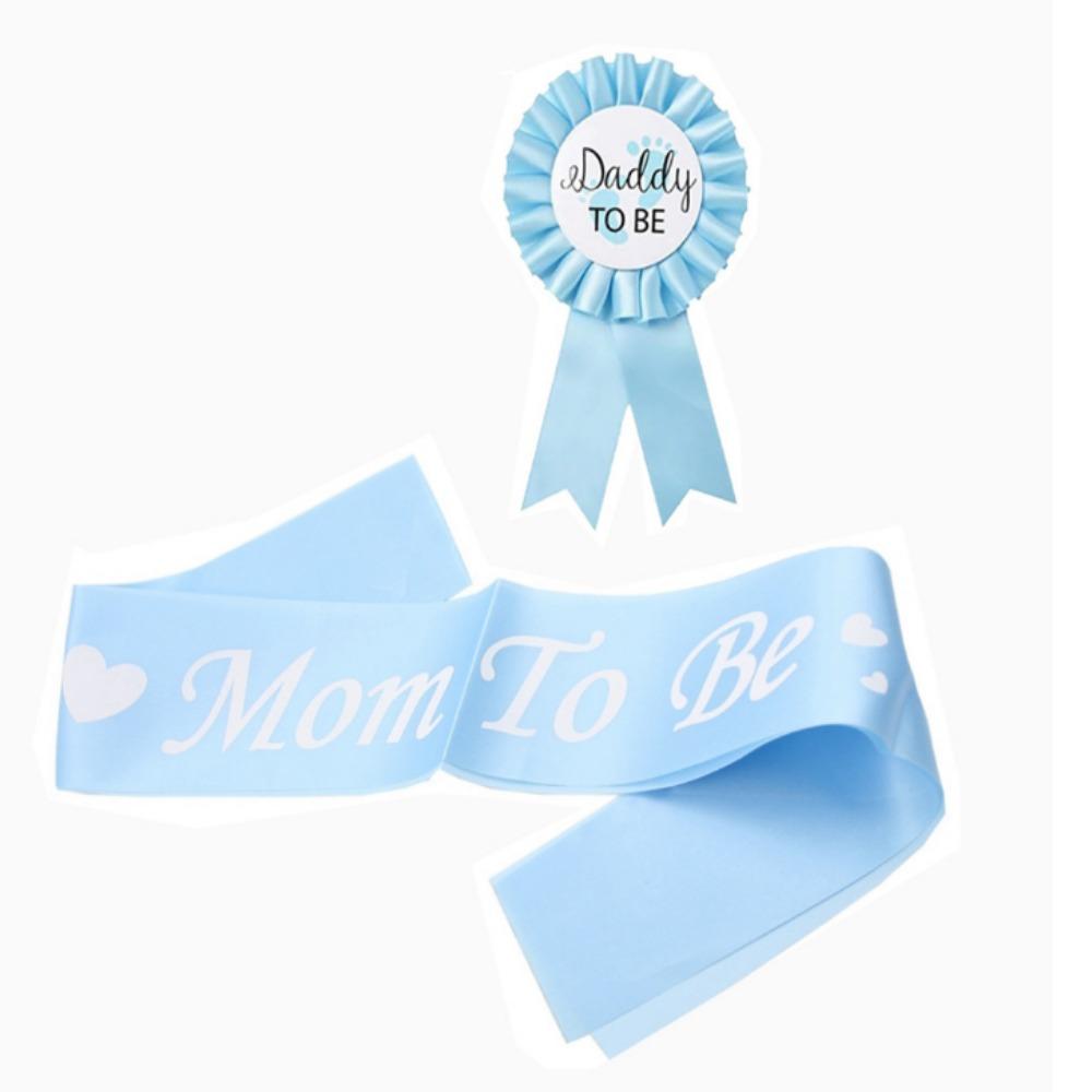 

4 шт., подарки для мамы, чтобы быть, раскрывает пол, розовый, синий, украшения для детского душа, домашний декор для вечеринки