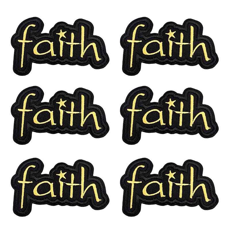 10pcs /Lots Western Cowboys Embroidered Patches Letter Patch Iron On Patches For Clothing Thermoadhesive Patches Jackets Hats Diy 