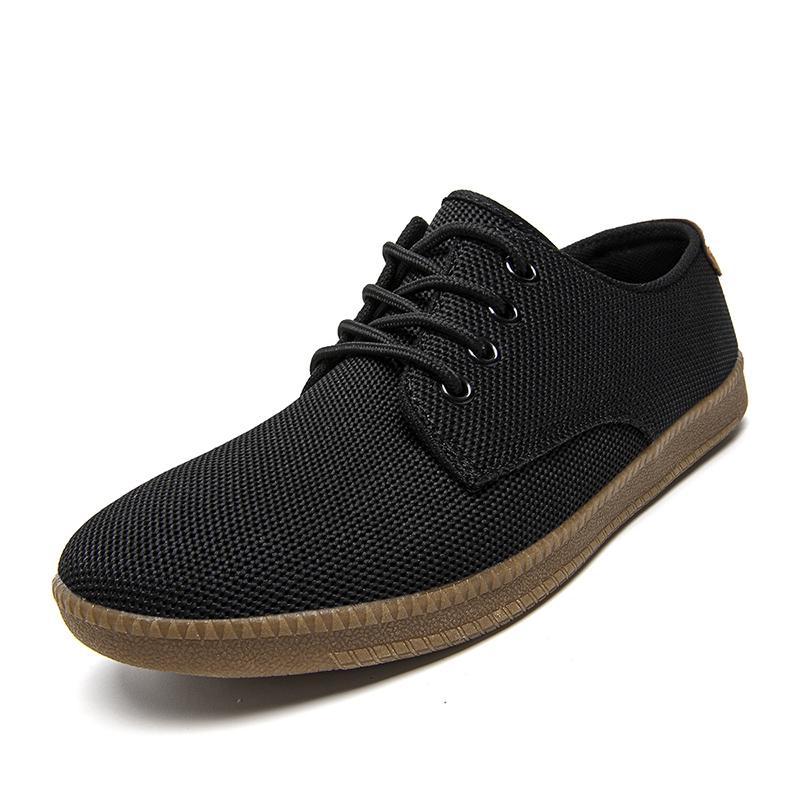 Fashion Fujeak Plus Size 46 Casual Wide Barefoot Shoes Anti Slip Men's Sneakers Minimalist Walking Shoes Ultralight Breathable Footwear