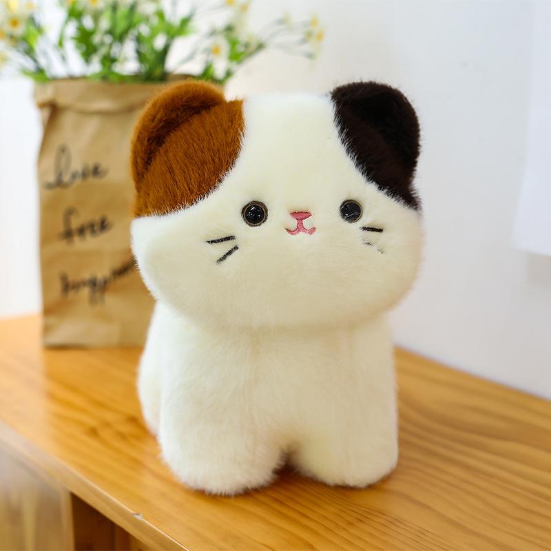 

Новая милая плюшевая игрушка кошка-трехцветка, интернет-знаменитость, кукла-кошка, кукла, настольное украшение, детский подарок на день рождения 20cm/0.17kg