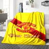 Manchester Personalized Name Blanket Lightweight Customizable Blanket Ultra-Soft Great for Livingroom Chair Couch Picnics All-Season Use