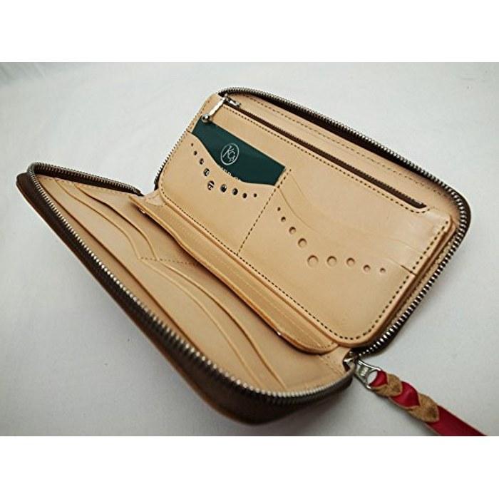 [Keisys] ROUND ZIP 1 Long Wallet (Red)