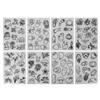 8Pcs Heat Shrink Sheet Set Fruit Vegetable Pattern Beautiful Wide Application Shrinky Art PaperVegetables Pattern