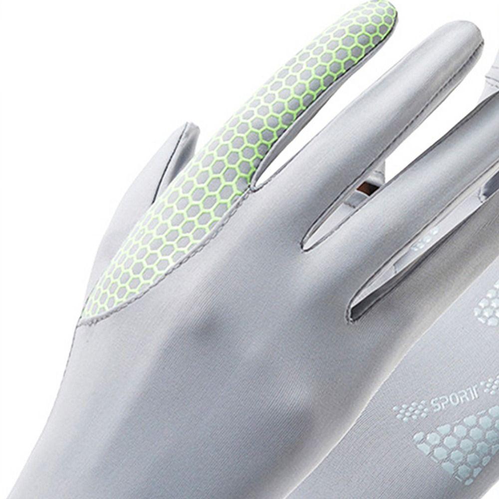 Thin Sunscreen Gloves Elastic Cycling Driving Gloves Fashion Sun Protection Gloves  Running Sports