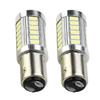 2Pcs 1157 P21/5W 380 BAY15D Car Stop Tail-Brake Light White LED Bulbs Lamp Light 33 12V 382 6000K Car Brake Light Taillight