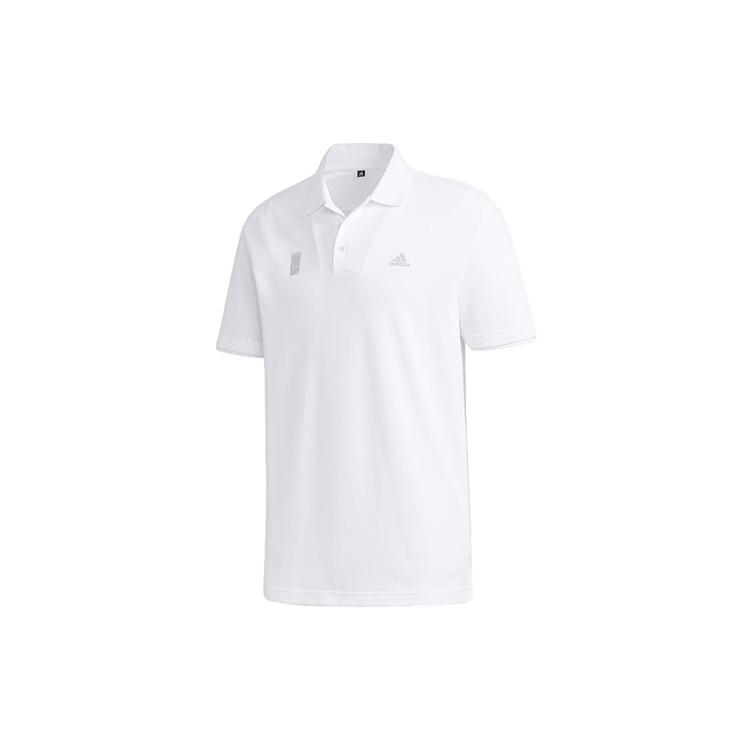 New Adidas Polo Shirts Men White GL0387