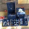 Jewelry Display Box Vintage Retro Jewelry Box Luxury Fashion Organizer Display Showcases Gifts Packaging Supplies