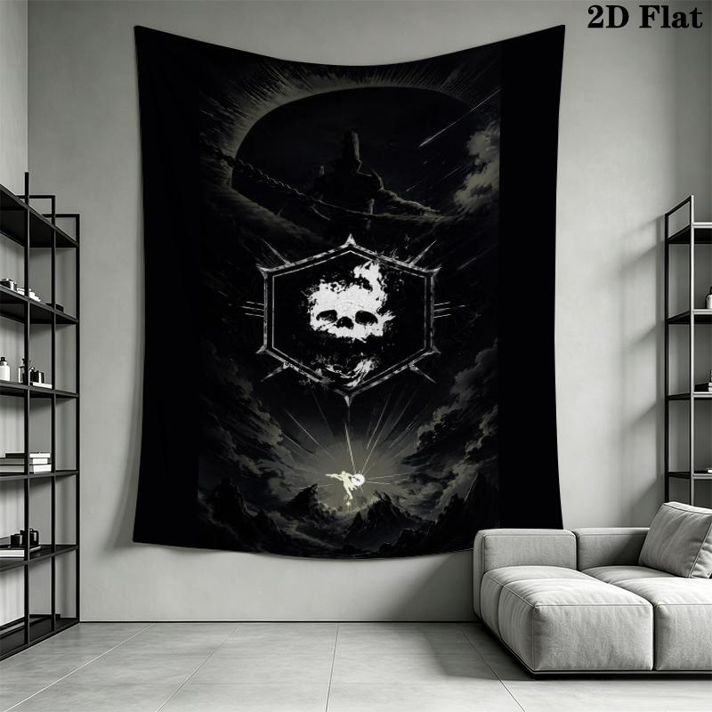 Tapiz de pared de Destiny 2 Colgante de pared estético Manta de tela impresa Tapices decorativos para dormitorio Sala de estar Decoración del hogar