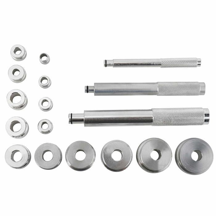 Kit d'outils extracteur de roulement - AIMOONSA - 17 pièces - Pilotes 110/140/160 mm - Adaptateurs 10–42 mm - Aluminium