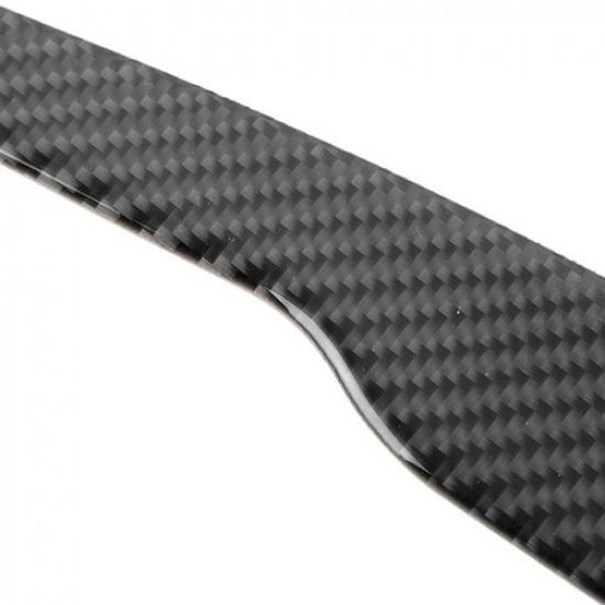 Pair Car Carbon Fiber Headlight Eyebrow Trim Cover For Passat B6  2005-2010