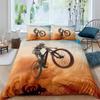 Setduvet Bike Mountain Bedding Cover Comforter Bed Set Quilt Cover Pillowcaseking Queen Twin Size Boys Girls Adults