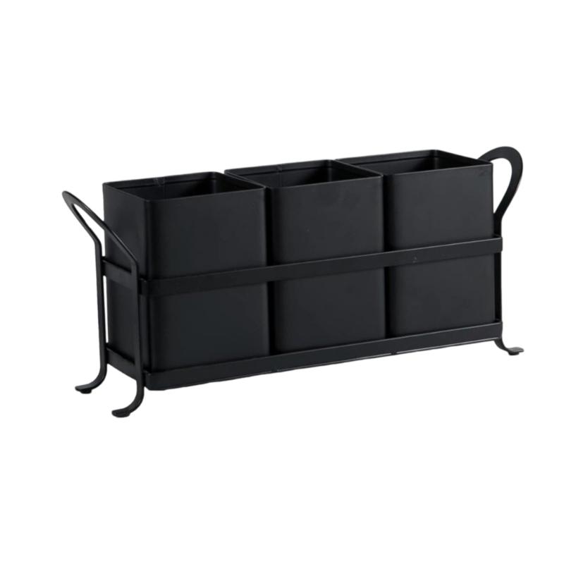 

Sturdy Iron Storage Box For Cutlery Pens And Small Items Home Or Offices 1