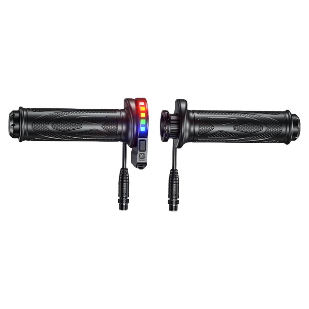 12V Universal Motorcycle Hand Heated Grips Anti Slip USB-C Motorbike Scooter Electric Heated Grips Hot Handlebar for Motorcycle