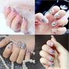 AB Flatback Glass Nail Art Rhinestones Multi-shape Mixed Diamond Gems Blue Purple Crystal Stones For DIY Nail Decoration