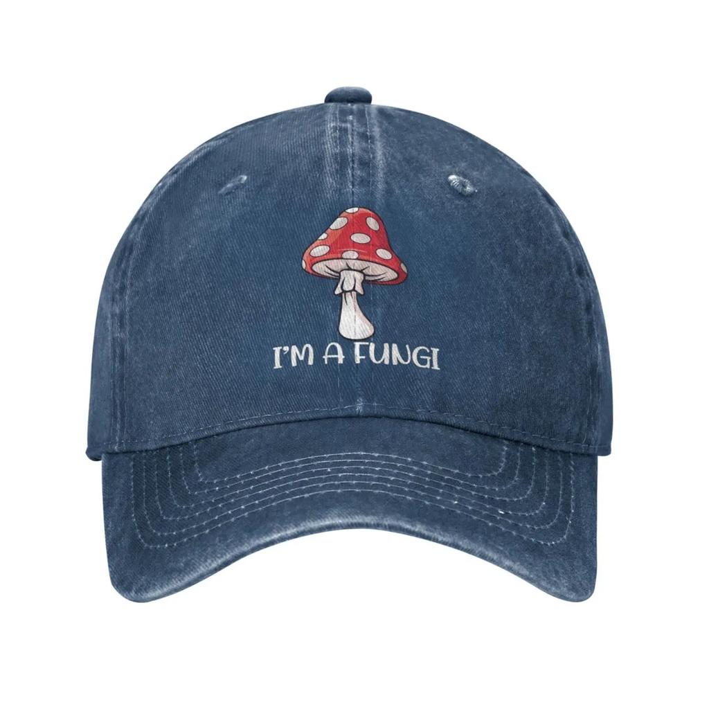 Im A Fungi Punny Mushroom Hat Men Baseball Caps Cool Cap Women Truck Hats Fashion Unisex