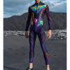 Men Halloween Cyber Punk Jumpsuit Adults Mechanical Cosplay Perfermence Bodysuit Carnival Party 3D Print Cycling Zentai