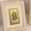 1pc Tai Sui Amulets Card 2026 General Wen Zhe Prayer Gold Card Chinese Taoism Exorcism Amulets Luck Card Portable