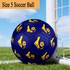 1PC Soccer Kick Action Icon Size 5 Soccer Balls, Anti-Slip, Outdoor Sport, a Unique Gift, Birthdays, Christmas Gifts Valentine'S Day Gifts A57