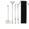 3/4/5Pcs Durable Aquascape Tools Kit Fish Tank Scissor Tweezers Tool  Landscaping Equipment