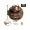 Flat 2D Wooden Sign, Hanging Decorative Accessories