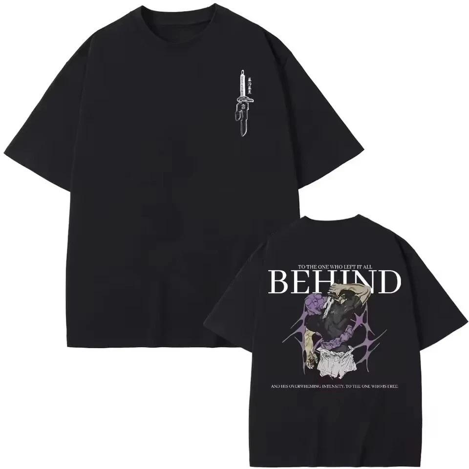 Anime Jujutsu Kaisen Toji Fushiguro Front Back Printed Tshirt Sorcerer Killer Unisexga Graphic Tee Harajuku Streetwear Cotton