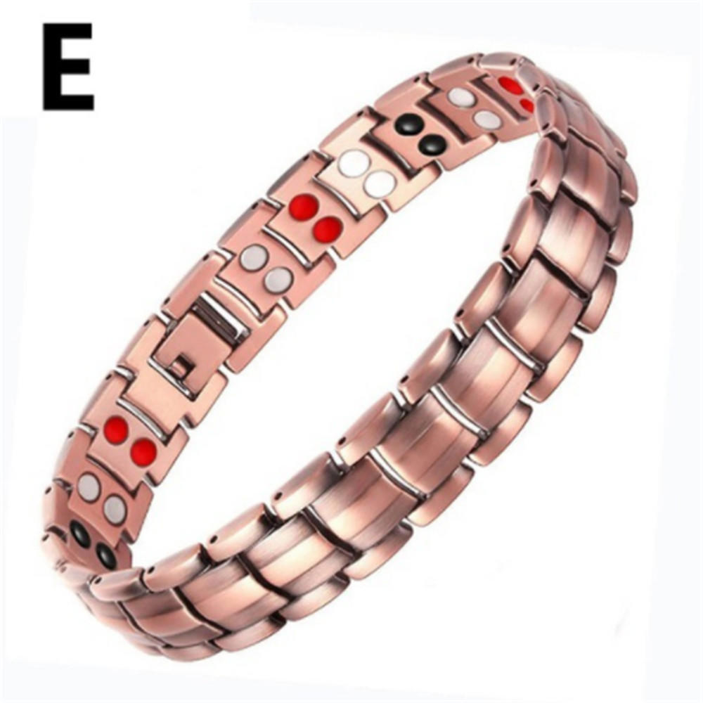 Men Healthy Magnetic Energy Bracelet Fashion Geometric Jewelry Personality Accessories Removable Promote Metabolism Health Chain