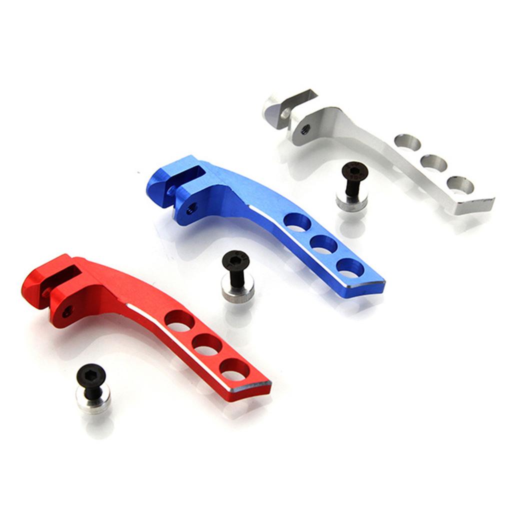 3 Hole Metal Transmitter Strap Balancer Adjuster for RC Remote Control Stability Enhancement Blue Vertical Design