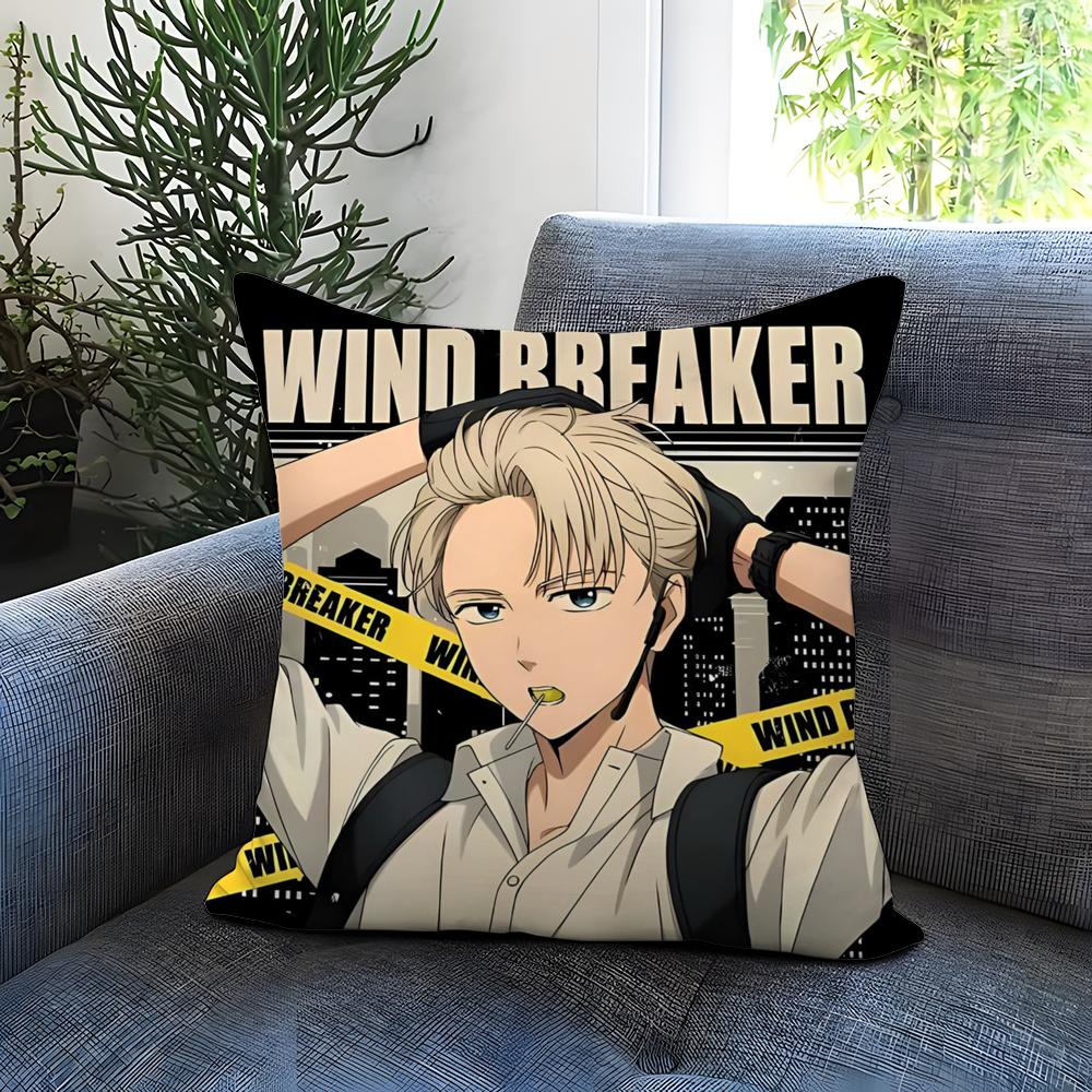W-Wind Breaker Cushion Cover Comfortable Reversible Pillow Cover Ideal for Car Sofa Bedroom & Beyond