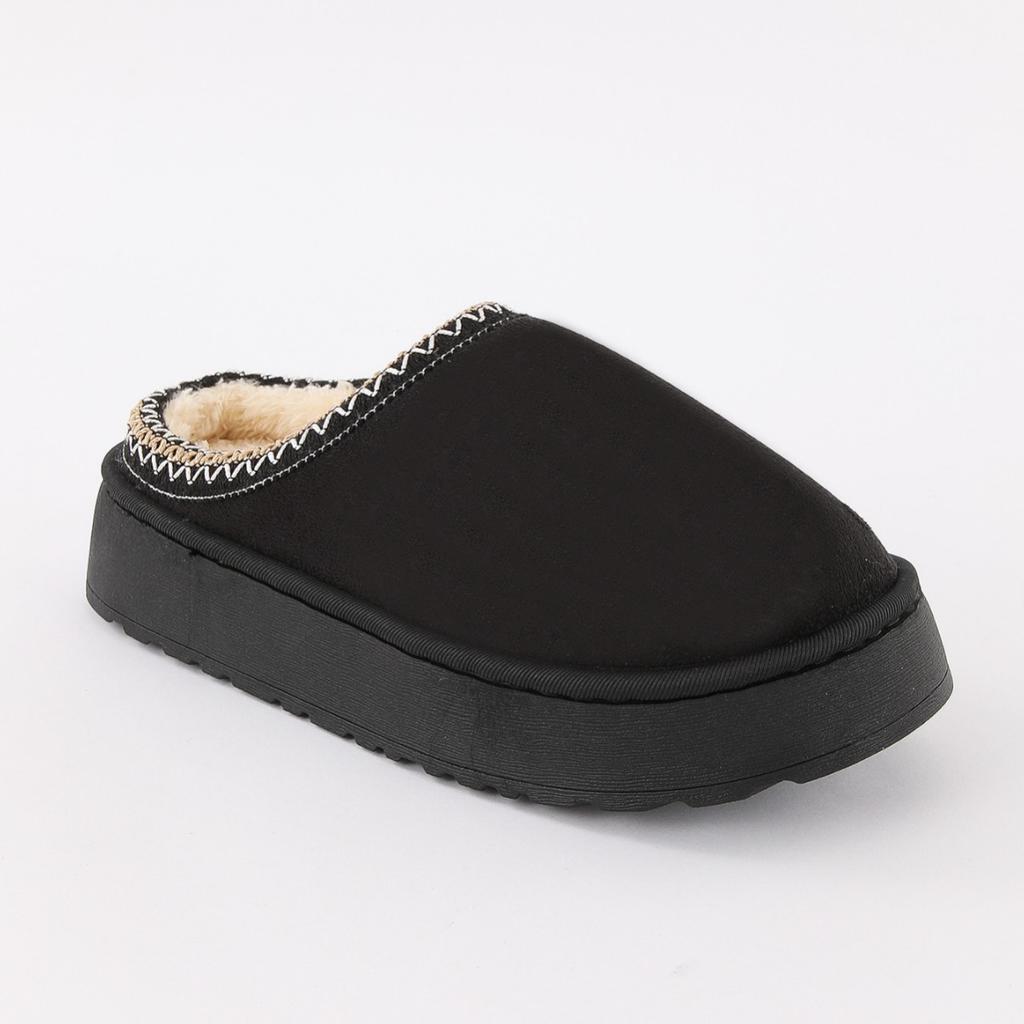 Snow Boots, Women's Winter Baotou Slippers, Sponge Cake Thick Soled Warm Cotton Shoes for Women