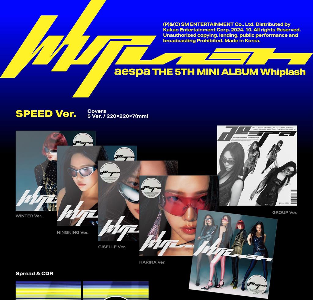 aespa 5th Mini [Whiplash (SPEED Ver.)] (Korean Edition)