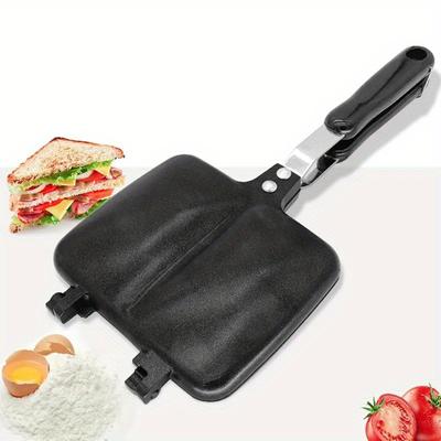 Gas-Antihaft-Sandwichmaker, Eisen, Brot, Toast, Frühstücksmaschine, Waffel, Pfannkuchen, Backen, Grill, Ofen, Form, Grill, Bratpfanne