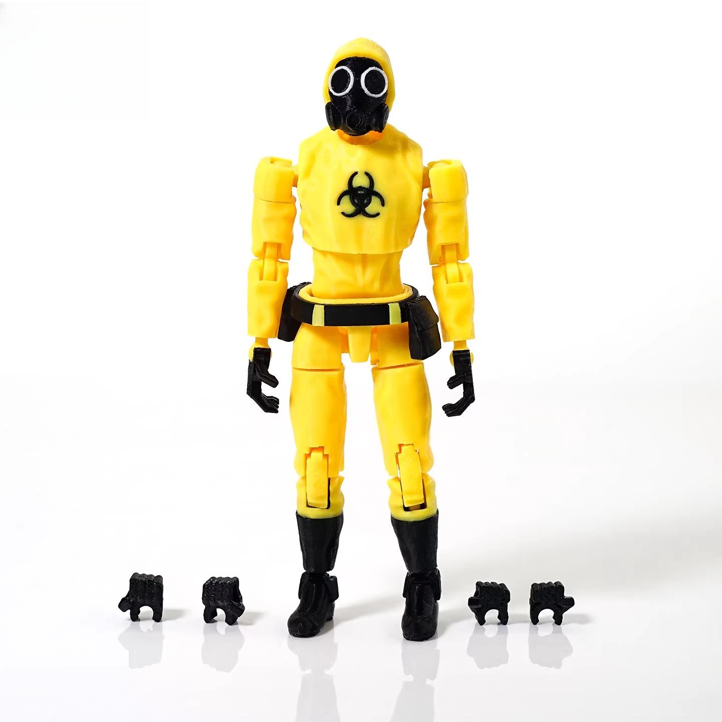 Latest 3D Printed Escape The Backrooms Game Peripherals T13 Multi-Jointed Movable Shapeshift Action Figurine Toys