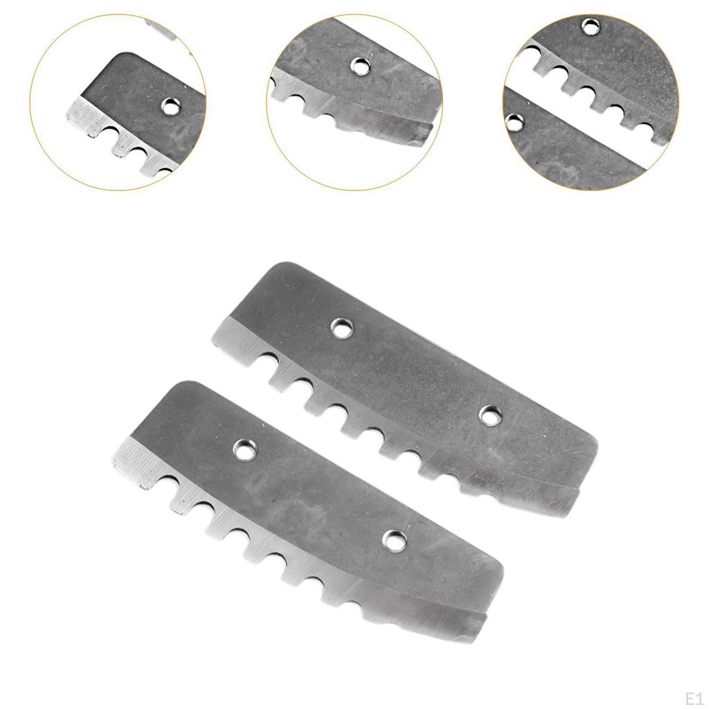 2 Pieces 8" Ice Augers Blades Practical Easy to Install and Replace Reliable