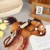 Plush Pony Keychain Pendants Cute Lucky Cotton Dolls School Bag Hanging Soft Filling Toys Year Of The Horse Gifts