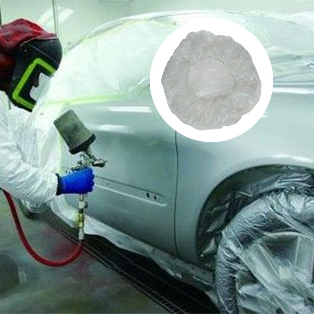 20 peças capa protetora descartável transparente para pneu de automóvel capa protetora decorativa para pneu de roda sobressalente capa macia para pneu