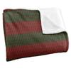 Nightmare On Elm Street Stripes Freddy Krueger Blanket