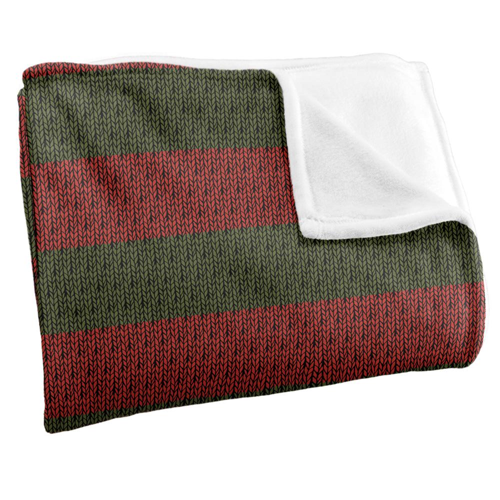 Nightmare On Elm Street Stripes Freddy Krueger Blanket