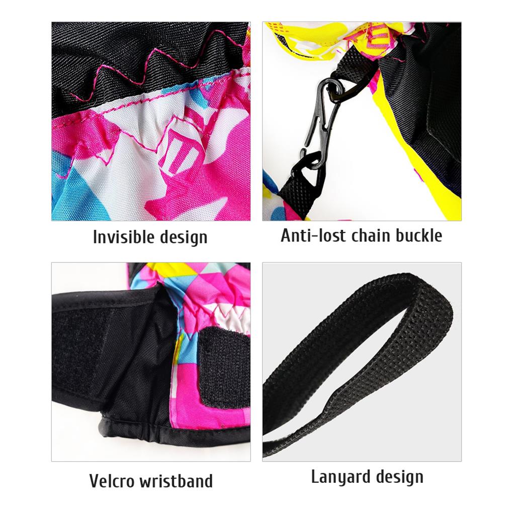 Wasserdicht Warmhaltend Kinder Winter Skihandschuhe Handwärmer Jungen Mädchen Camping Dick Thermohandschuh Bekleidungszubehör