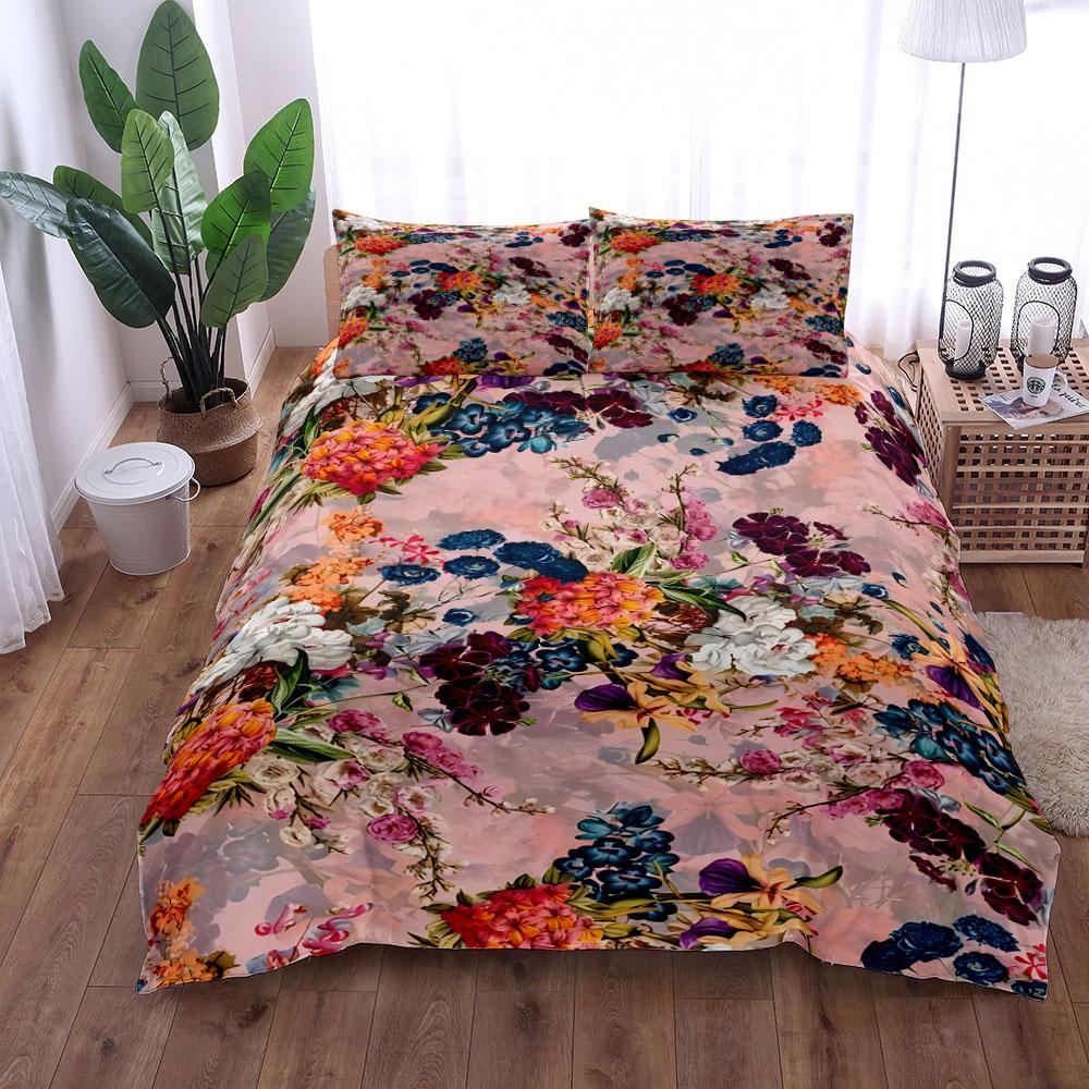 Exotic Garden Bedding Set King Queen Twin Single Size Duvet Cover Pillow Cases Bed Linen Set