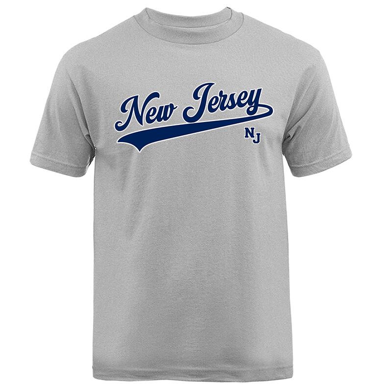 State of New Jersey Swoosh NJ Graphic T-shirt Unisex T-Shirt L