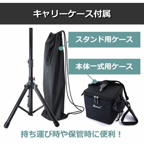 Belcat BWPA-40W 40W Wireless Portable PA System with Channel Switching, Expansion Set Lite (Includes 2 Wireless Microphones, Wired Microphone, Tableto