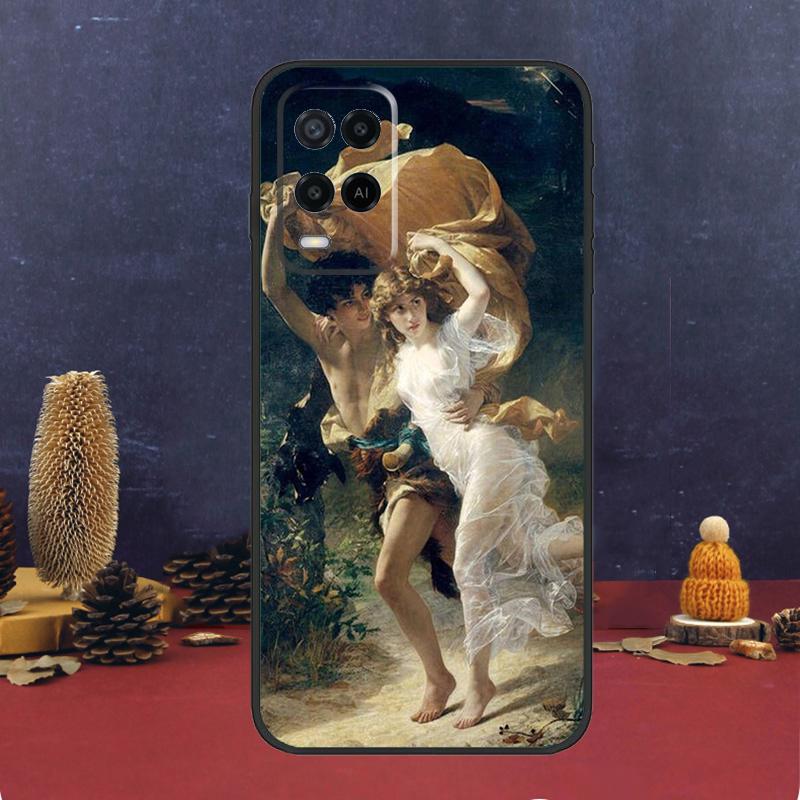 

Кейс для телефона в стиле Ренессанс для Oppo A80 A60 A40 A78 A98 A58 A38 A18 A54 A74 A94 A96 A76 A16 A15 A17 A57 A5 A6 Pro OPPO A98 5G