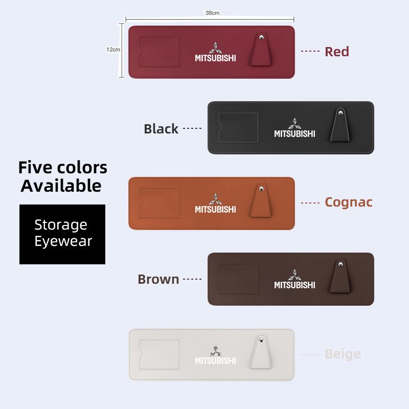 Cybhty1 Car Sun Visor Extender Panel Sunglasses Card Storage Car Accessories For Mitsubishi Pajero ASX Colt I200 Triton Ralliart Ex Star