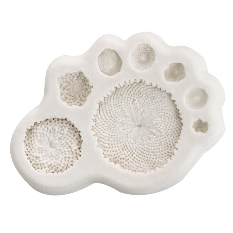 Vivid Daisy Sunflower Stamen Silicone Mold Fondant Mould Cake Decorating Tool