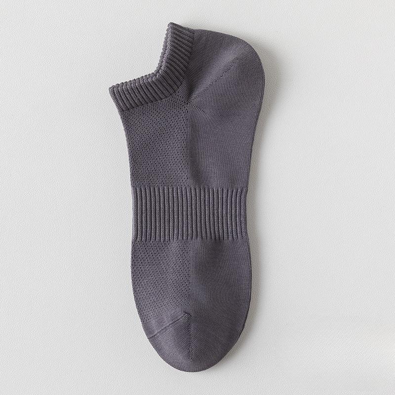 Men's Summer Thin Deodorant Mesh Breathable Sweat Absorbing Sports Socks