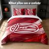 PSV Eindhoven FC Design Bed Bedding Set 1 Duvet Cover + 2 Pillowcases Soft Breathable Household Bed Linens