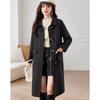 Women's Elegant Wool Blend Lapel Coat