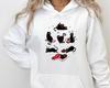 Women's Trendy Cat Valentine Hoodie - Autumn/Winter Long-Sleeve Fashion Top
