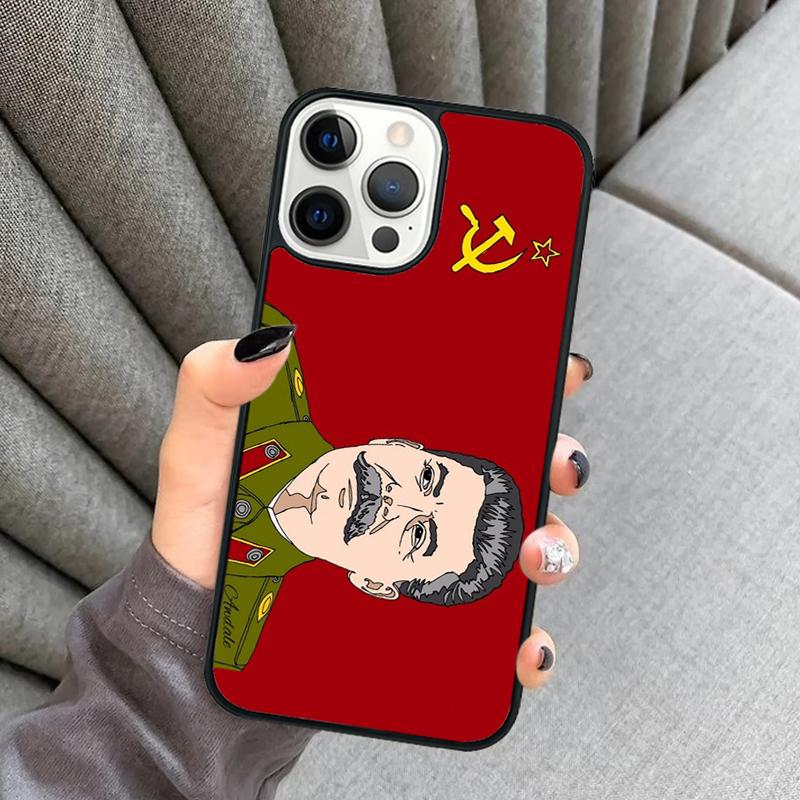Stalin Soviet Union Phone Case For iPhone 17 Air 16 16e 15 13 14 Pro Max 11 12 Plus 2022 MAX Shell Cover Coque