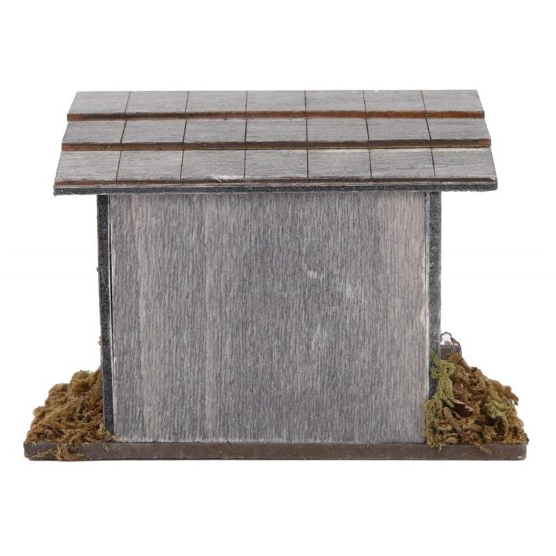 Realistic Wood Chicken Nest Doll House Furniture Miniature Farmhouse Backyard Scene Landscape Ornament For Craft Project
